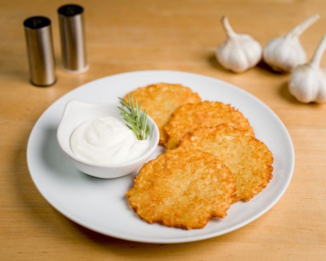 Placki ze śmietaną