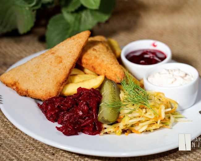 Ser smażony w zestawie